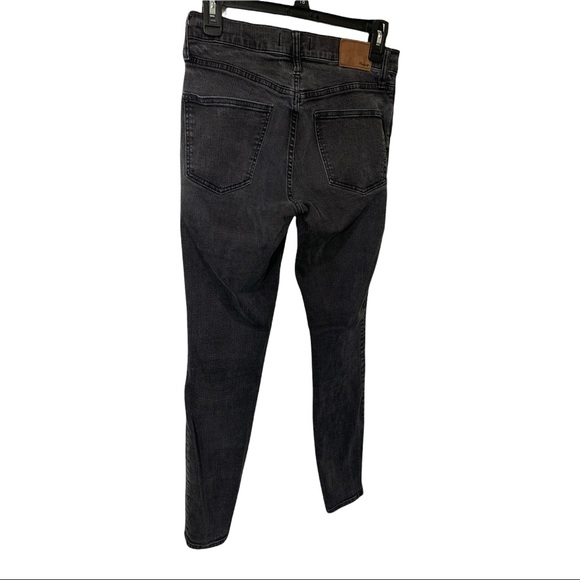 *SOLD*  MADEWELL HIGH RISER SKINNY FADED BLACK JEANS ACID WASHED DENIM SIZE 28 - Picture 8 of 16